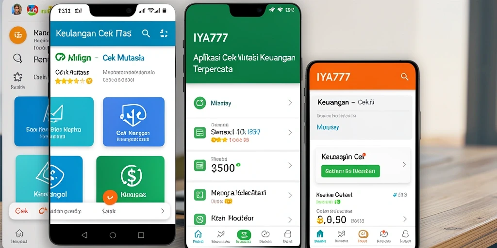 Tampilan antarmuka utama IYA777 dengan fitur Cek Mutasi yang praktis.