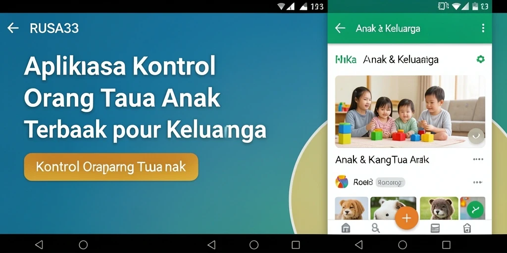Antarmuka RUSA33 menampilkan fitur kontrol orang tua yang mudah digunakan.